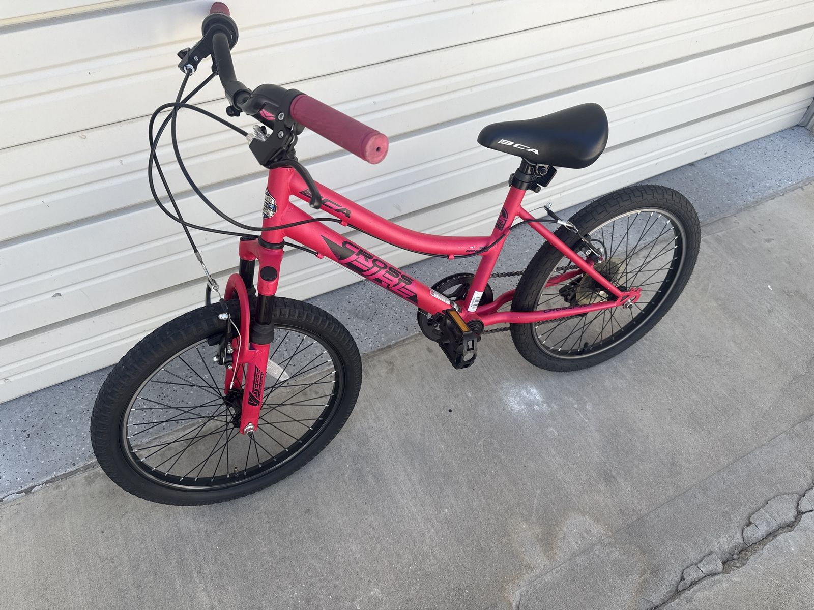 BCA TSYS 20" Kids Bike - Pink, 6-Speed, Front Suspension - Excellent Condition