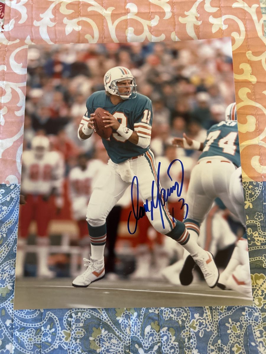 Dan Marino Miami Dolphins Autograph NFL Football 8x10 Photograph Hand Signed Auto HOF