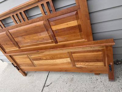 Solid Cherry Wood California Kind Sized Bed