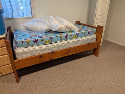Solid Wood Twin Bed Frame