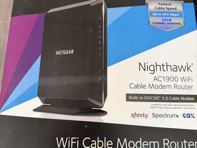 Netgear Nighthawk AC1900 WiFi Cable Modem Router