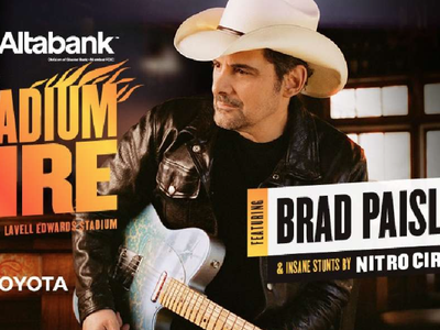 Stadium of Fire - Field Seats (set of 4) 4th of July - Nitro Circus, Brad Paisley, Fireworks