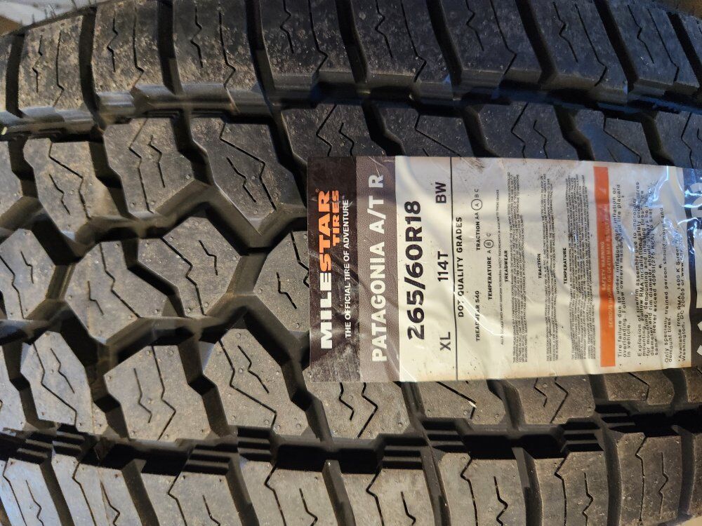 265/60r18 milestar Patagonia atr