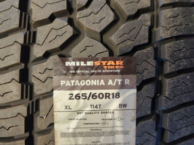 265/60r18 milestar Patagonia atr