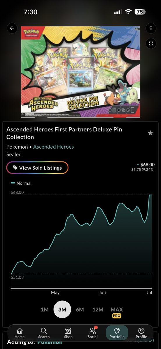 Pokemon First Partners Deluxe Pin Collection: Ascended Heroes (Sealed)