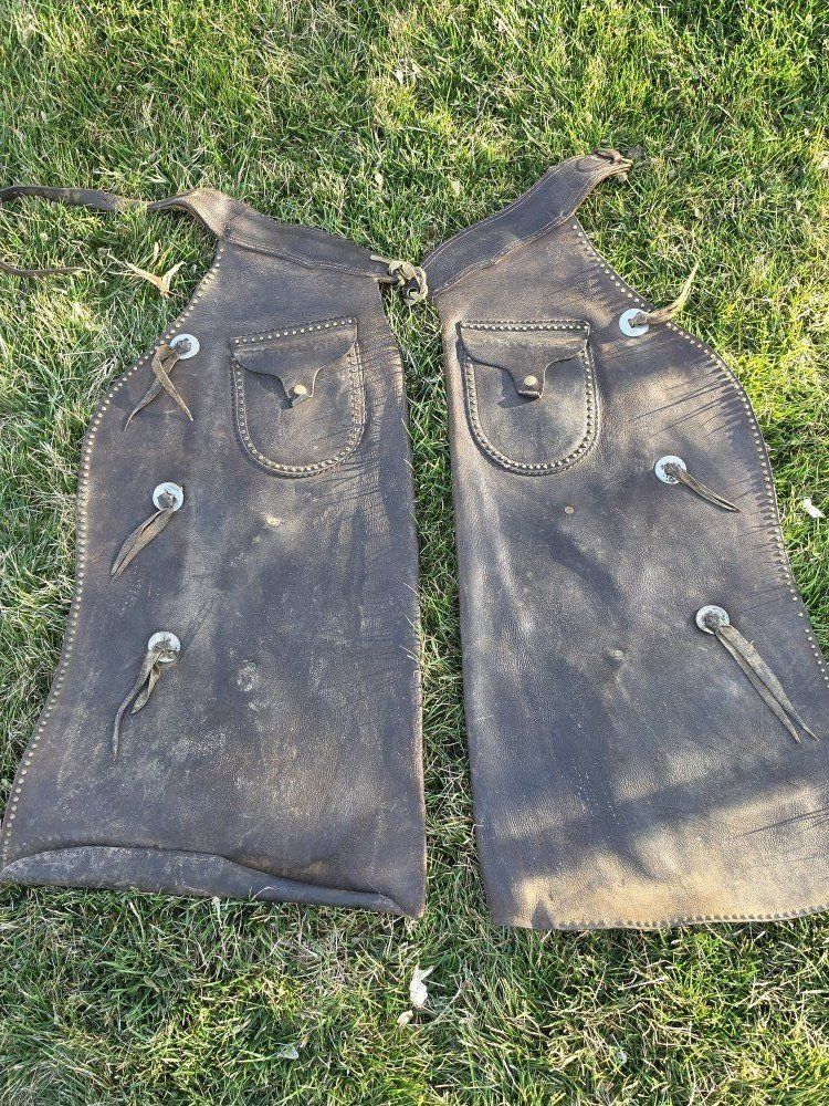 Antique Old West Chaps John Clark Saddlery