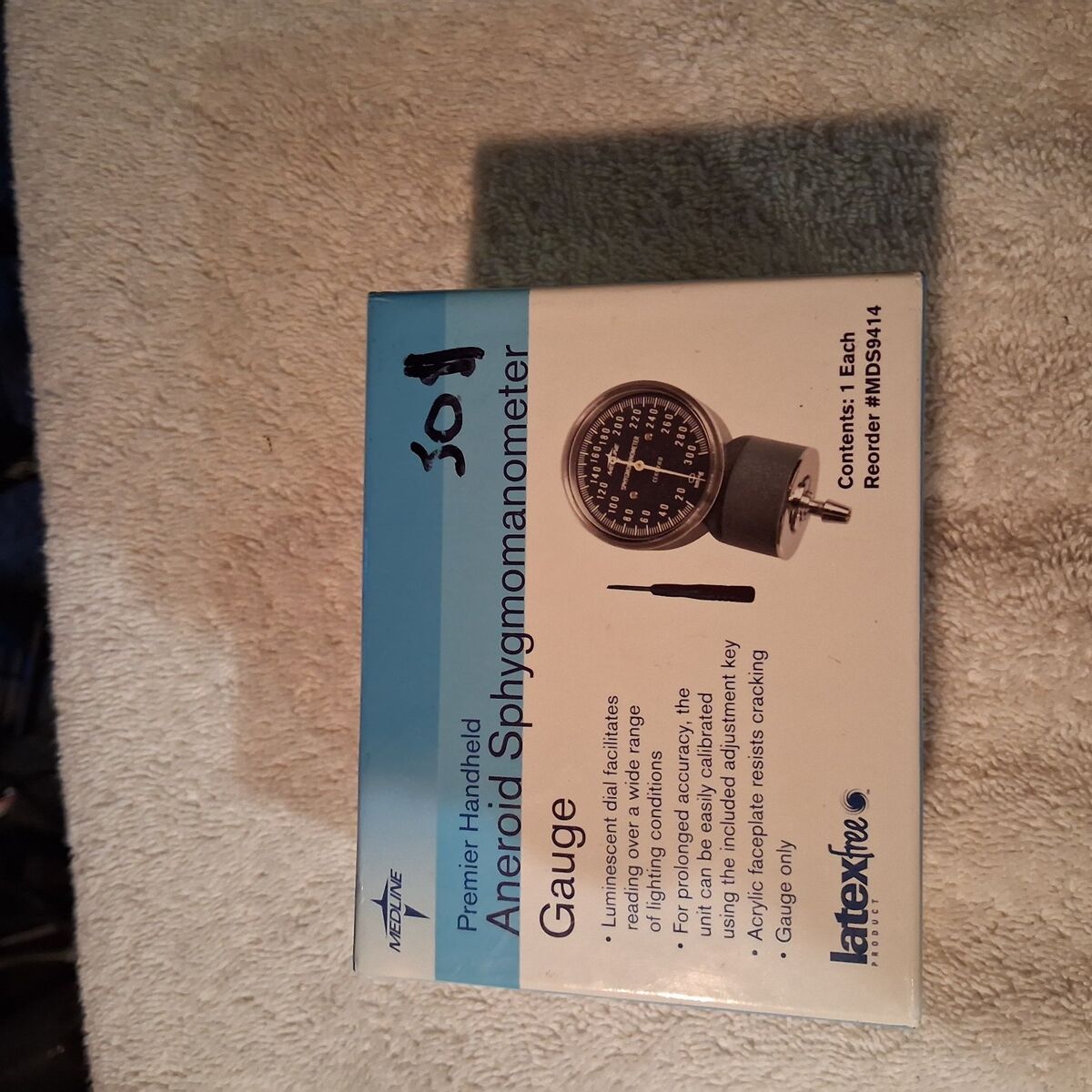 Medline Premier Handheld Aneroid Gauge