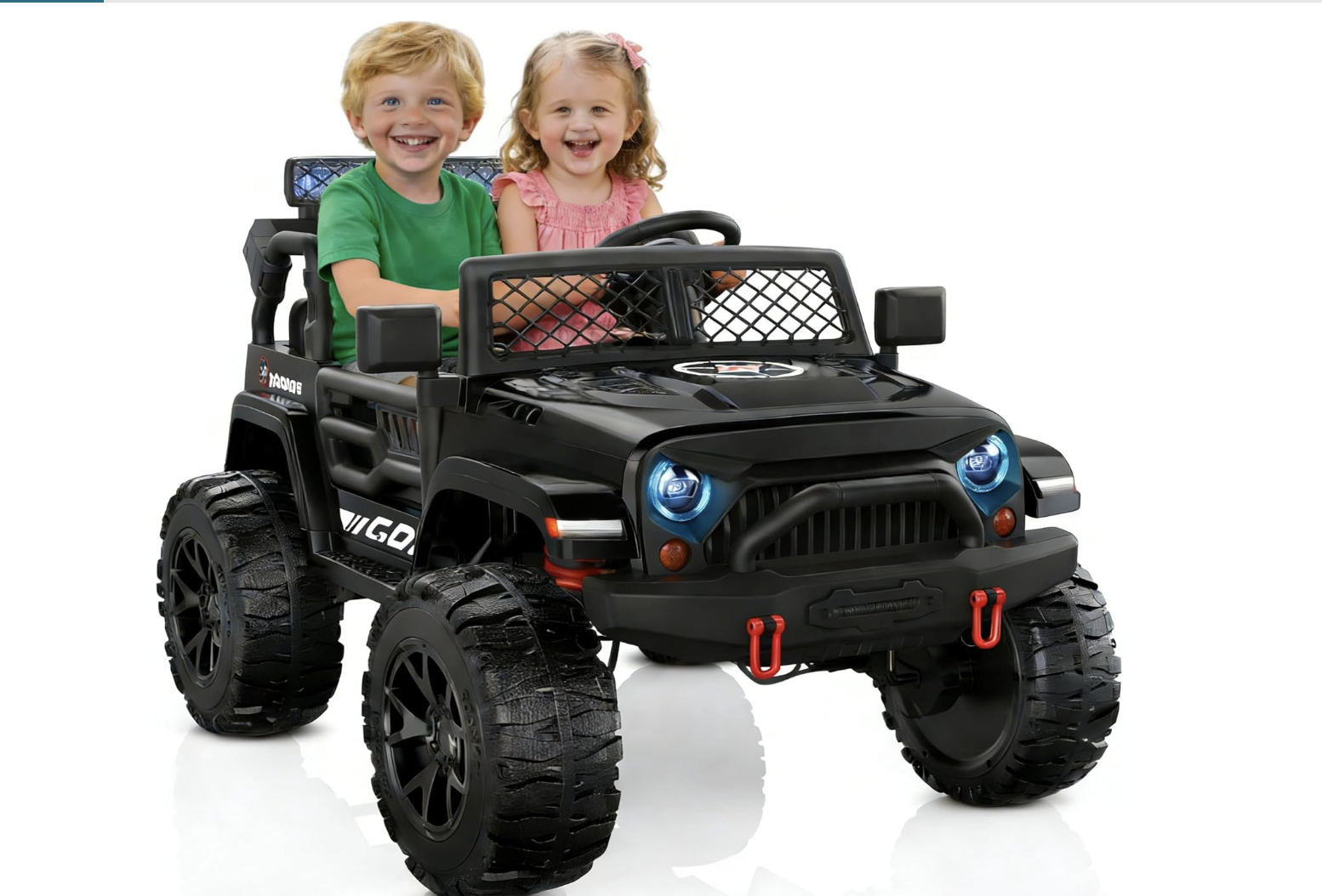 New in box, 24V Ride-On Toy for Big Kids – 2-Seater, 4x200W Motors, EVA Tires, Remote Control, 4 Shock Absorbers,