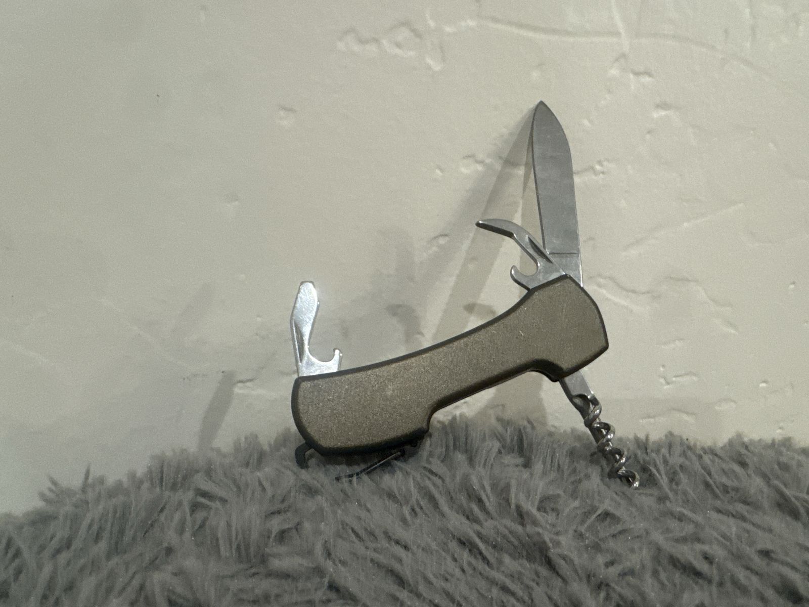 Unbreakable Survival Multi-Tool Pocket Knife with Corkscrew, Bottle Opener, Screwdriver