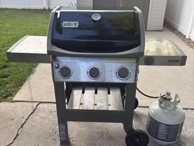 Weber Spirit II E-310 3-Burner Liquid Propane Gas Grill Black Outdoor BBQ Grill