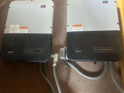 Pair of SMA Sunny Boy Inverters for Solar Power Systems