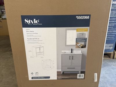 Style Selections Meera 30” Vanity - Light Grey