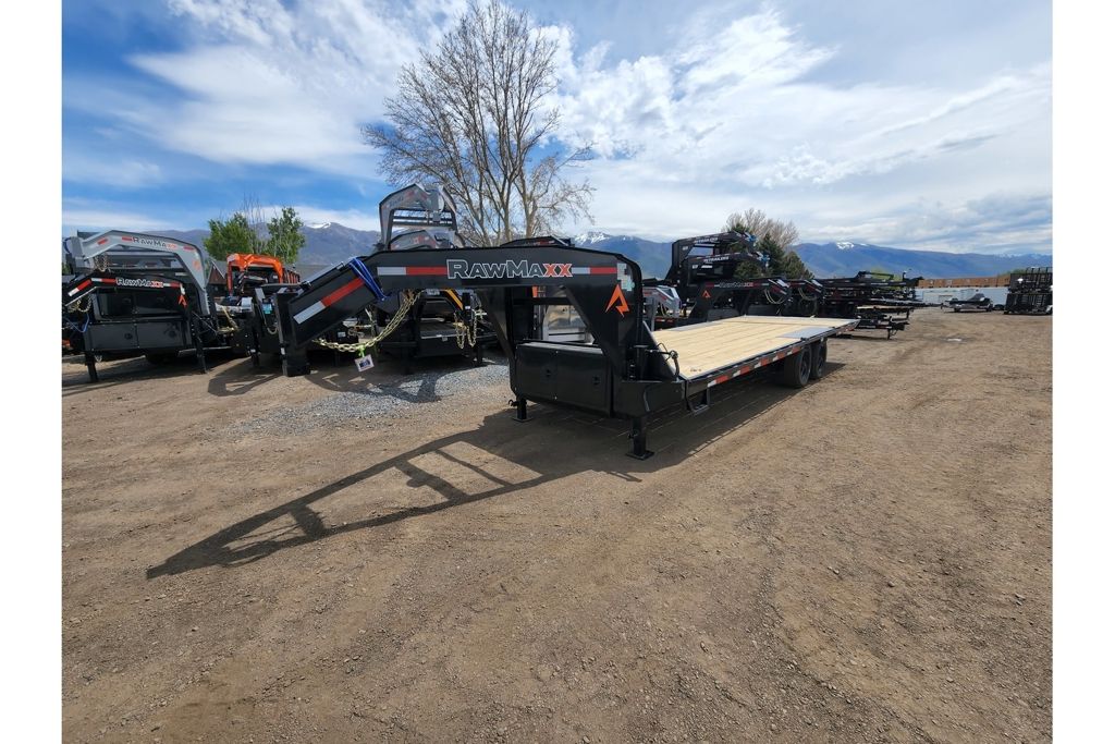 2026 RawMaxx 24' X 102'' Jet Black Gooseneck Decko