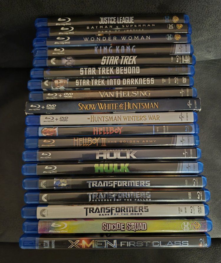 Misc Bluray Movies $5 Each