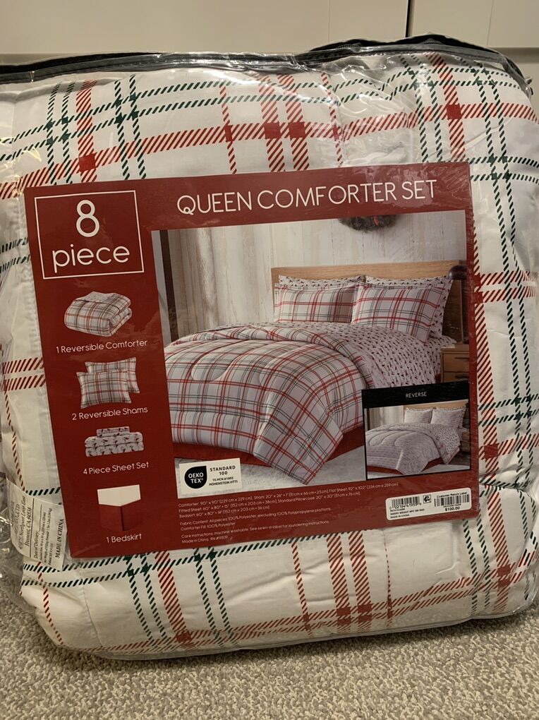 Queen Bed Set 8 Piece