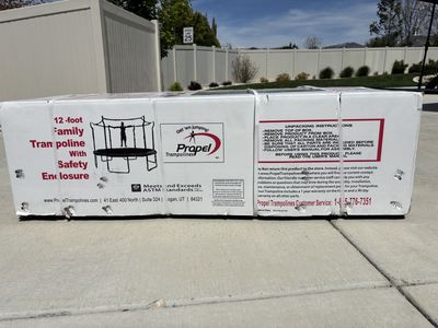 Propel Trampolines 12-Foot Family Trampoline with Safety Enclosure - Brand New in Box