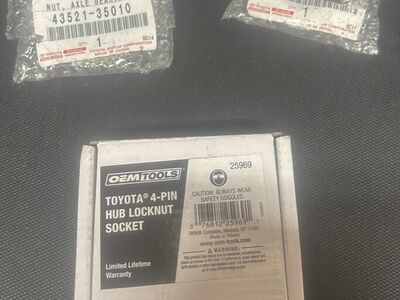 1st Gen Tundra 2wd Front Wheel Bearing Parts