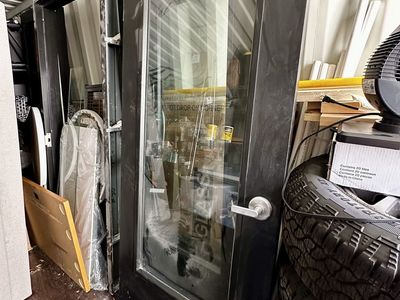 Commercial Glass & Metal Door with Frame