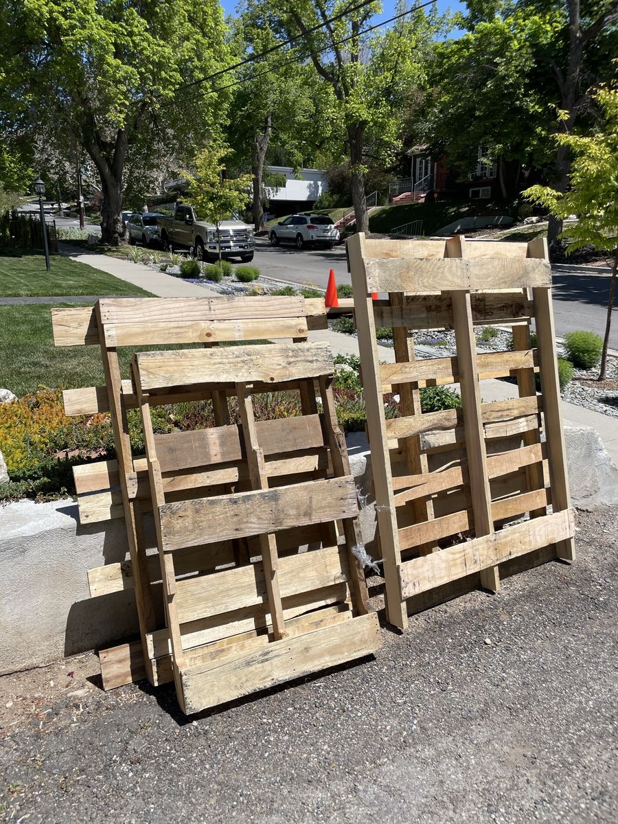 Wood pallets