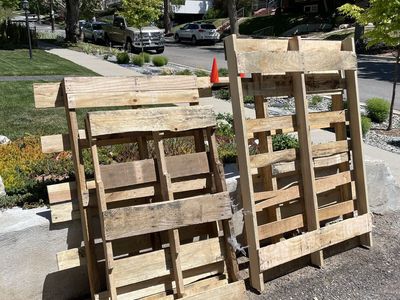 Wood pallets