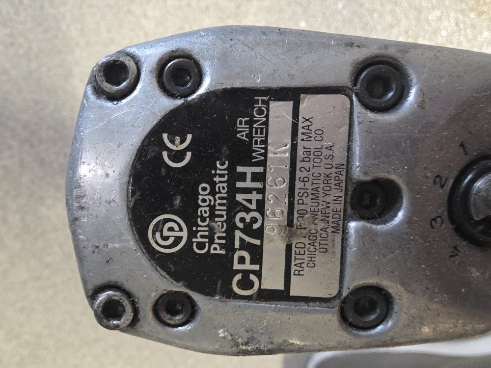 Chicago Pneumatic CP734H 1/2 Inch Drive Heavy Duty Air Impact Wrench