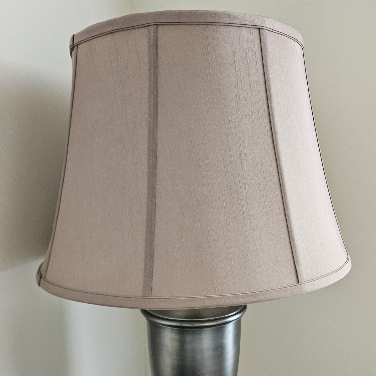 silver lamp
