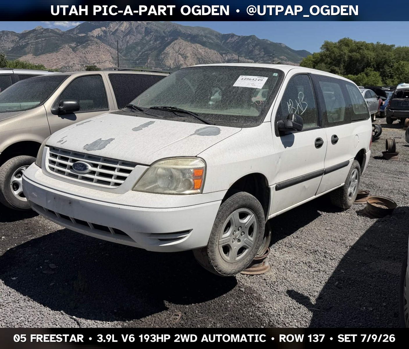 2005 Ford Freestar Parts - UTPAP Ogden