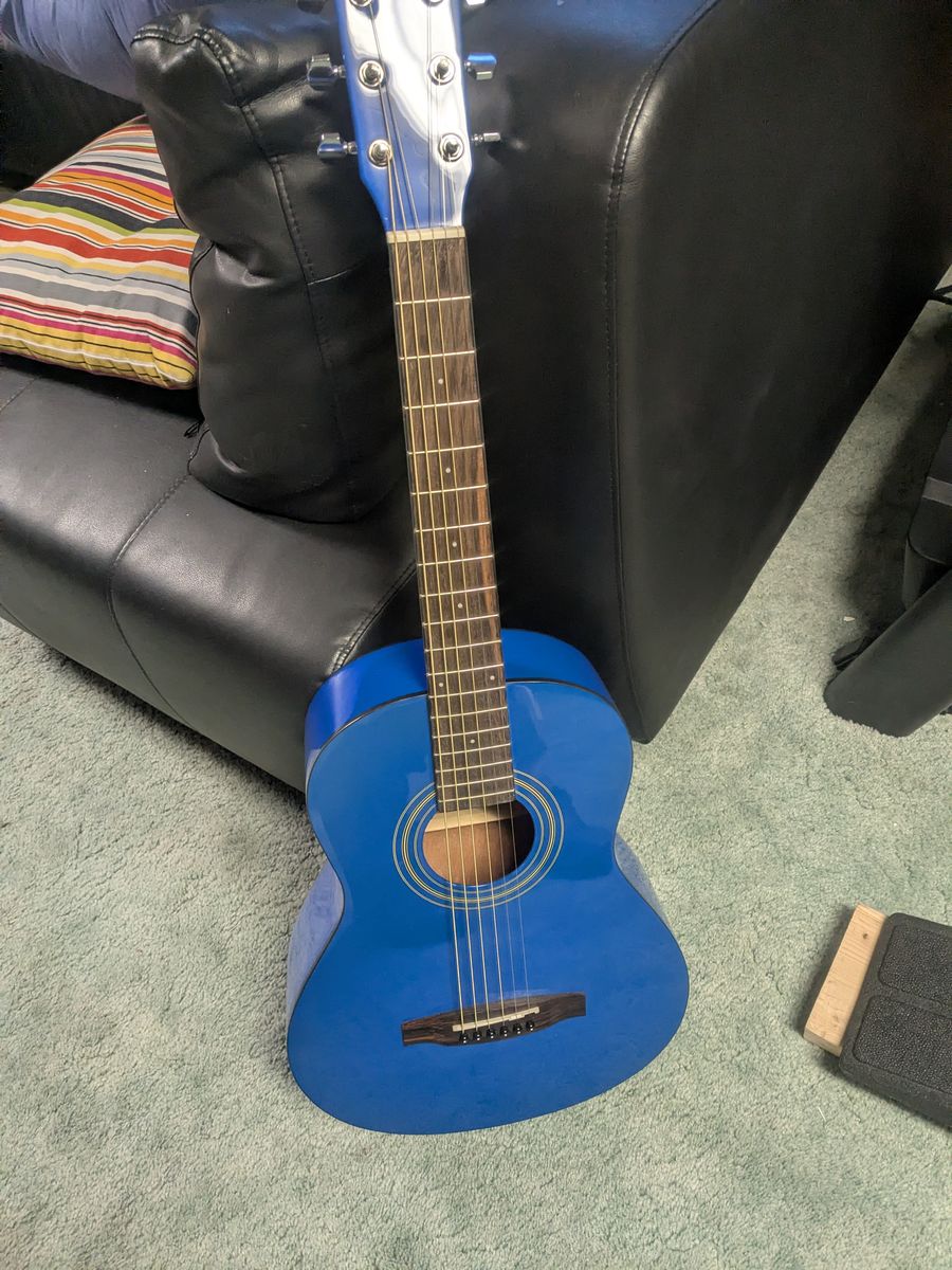Blue Fender Acoustic Guitar MA-1/BLL