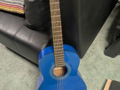 Blue Fender Acoustic Guitar MA-1/BLL