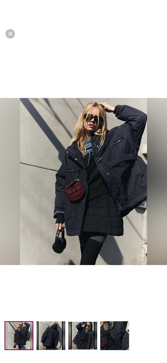 Free People Billie Boxy Insulated Jacket