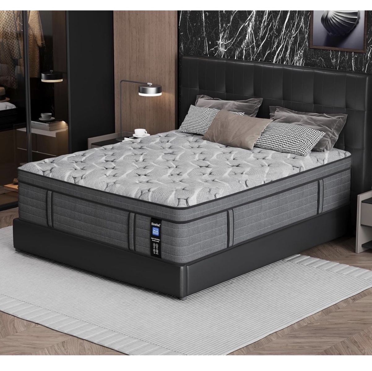 (New in box) Queen size 14” hybrid mattress-medium