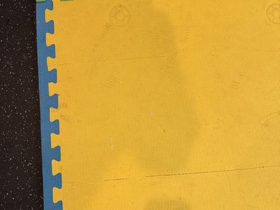 1/2” thick interlocking rubber floor mats