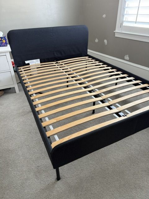Upholstered Bed Frame (Full) (Ikea)