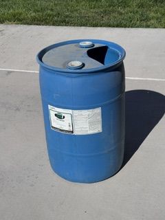 Large Blue Plastic Drum / Barrel – Empty – $20