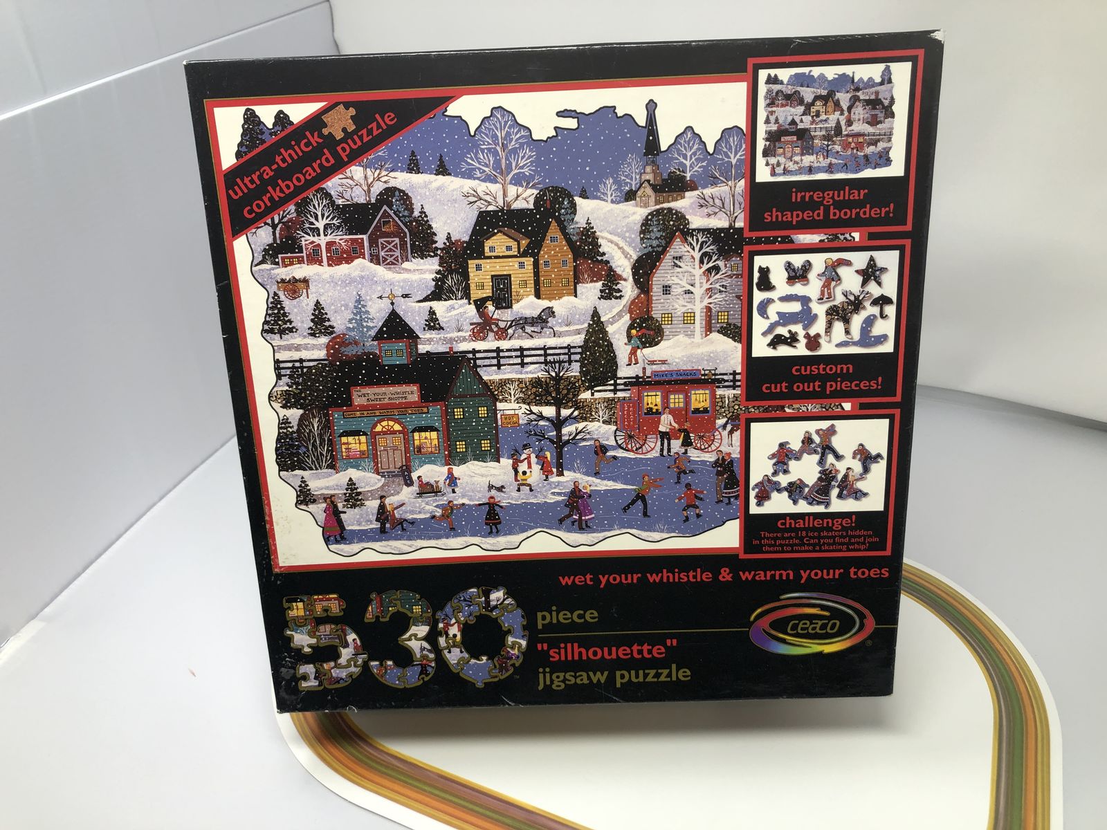 VINTAGE Jane Wooster Scott 530pc Silhouette Jigsaw Puzzle - Ceaco 1991 - RARE