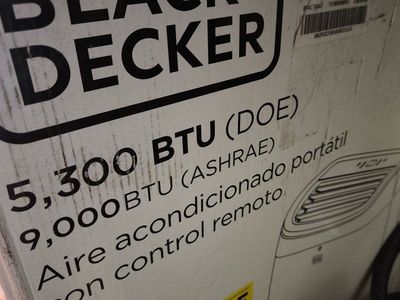 BLACK+DECKER 9,000 BTU Portable Air Conditioner with Remote Control (BPT09WTB)