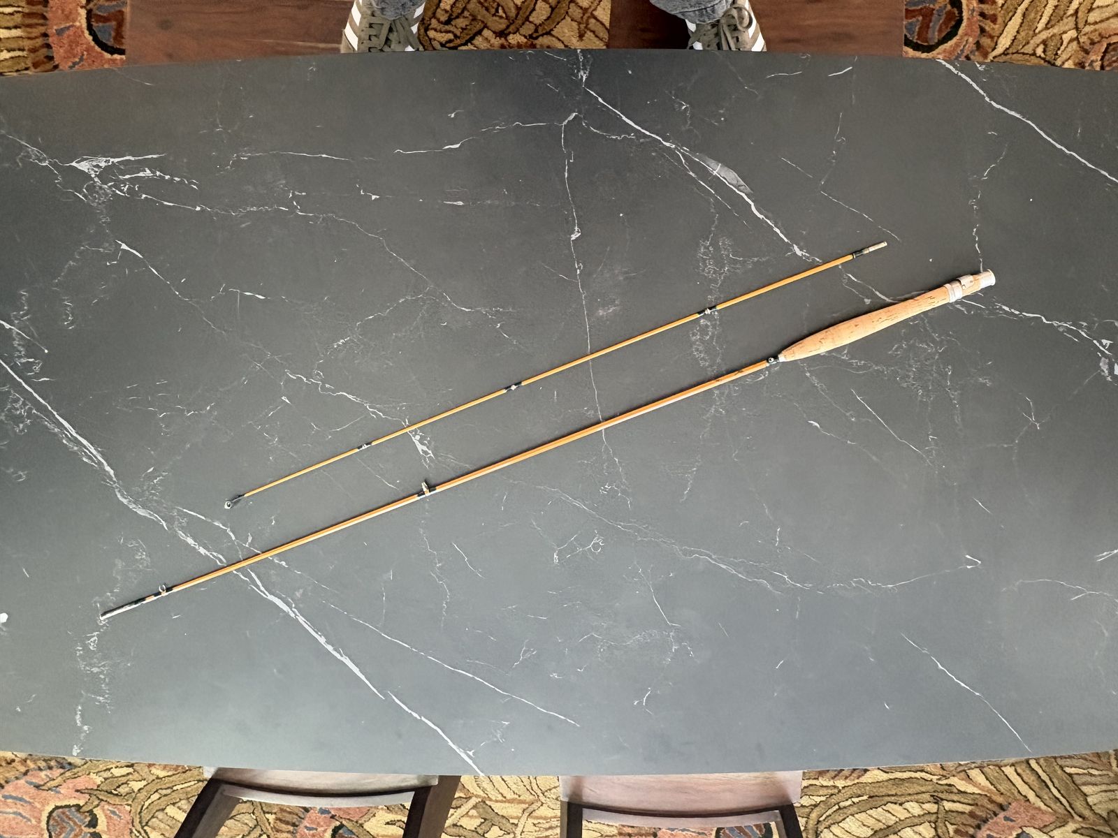 HARDY PALAKONA BAMBOO FLY ROD 7'6" #6