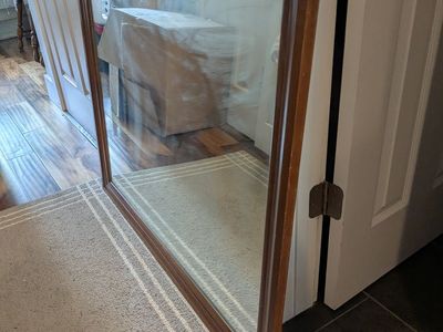 BIG WOOD FRAME MIRROR