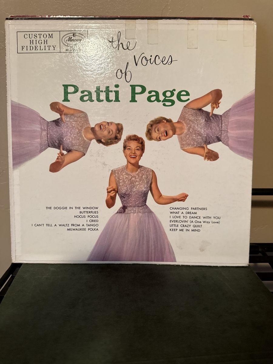 The Voices of Patti Page Vinyl LP Album - Mercury Records High Fidelity