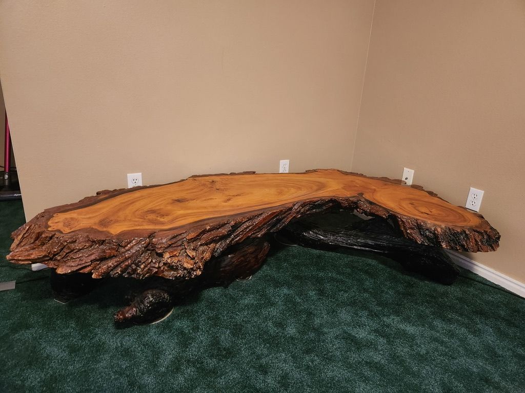 Live edge Tree Coffee Table