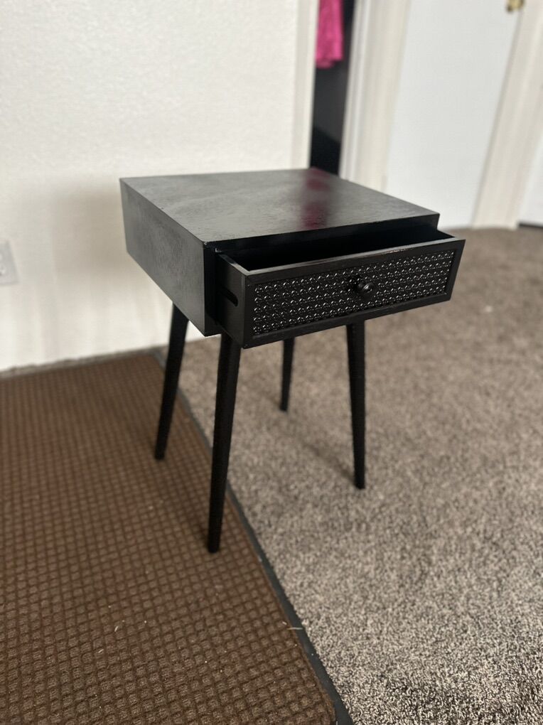 Black End Table