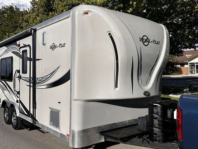 Work and Play Toy Hauler Travel Trailer -