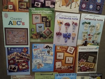 Counted Cross Stitch Books / Patterns - Vintage
