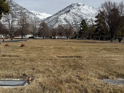Provo Utah City Cemetery Burial Plot