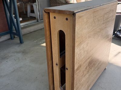 Vintage IKEA Space-Saving Foldable Wooden Dining Table - Compact & Versatile Home Furniture