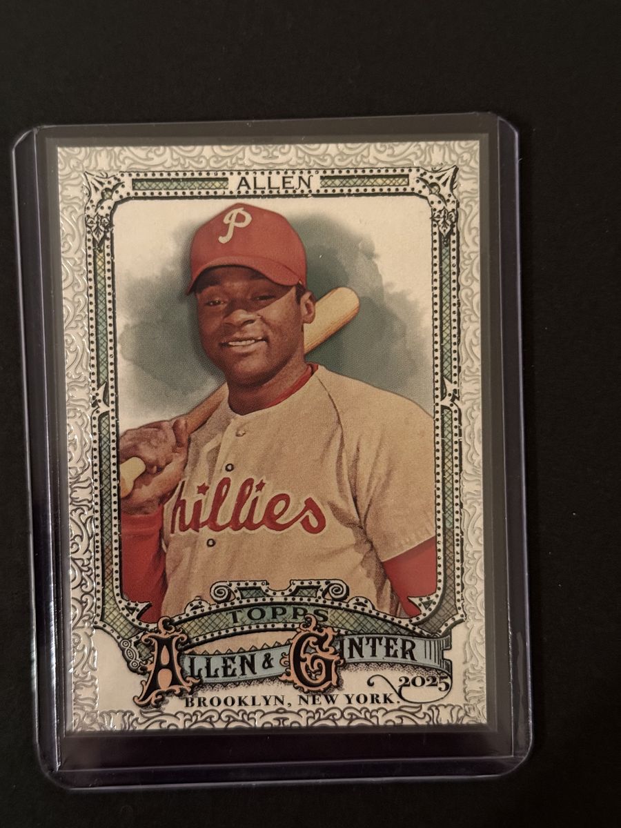 Topps Allen & Ginter 2025 Dick Allen Ornate Silver