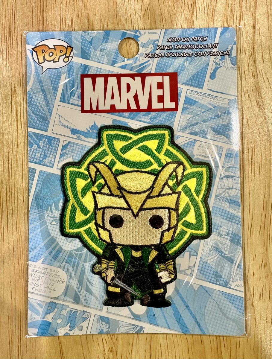 Marvel Loki Funko Pop Iron-On Patch