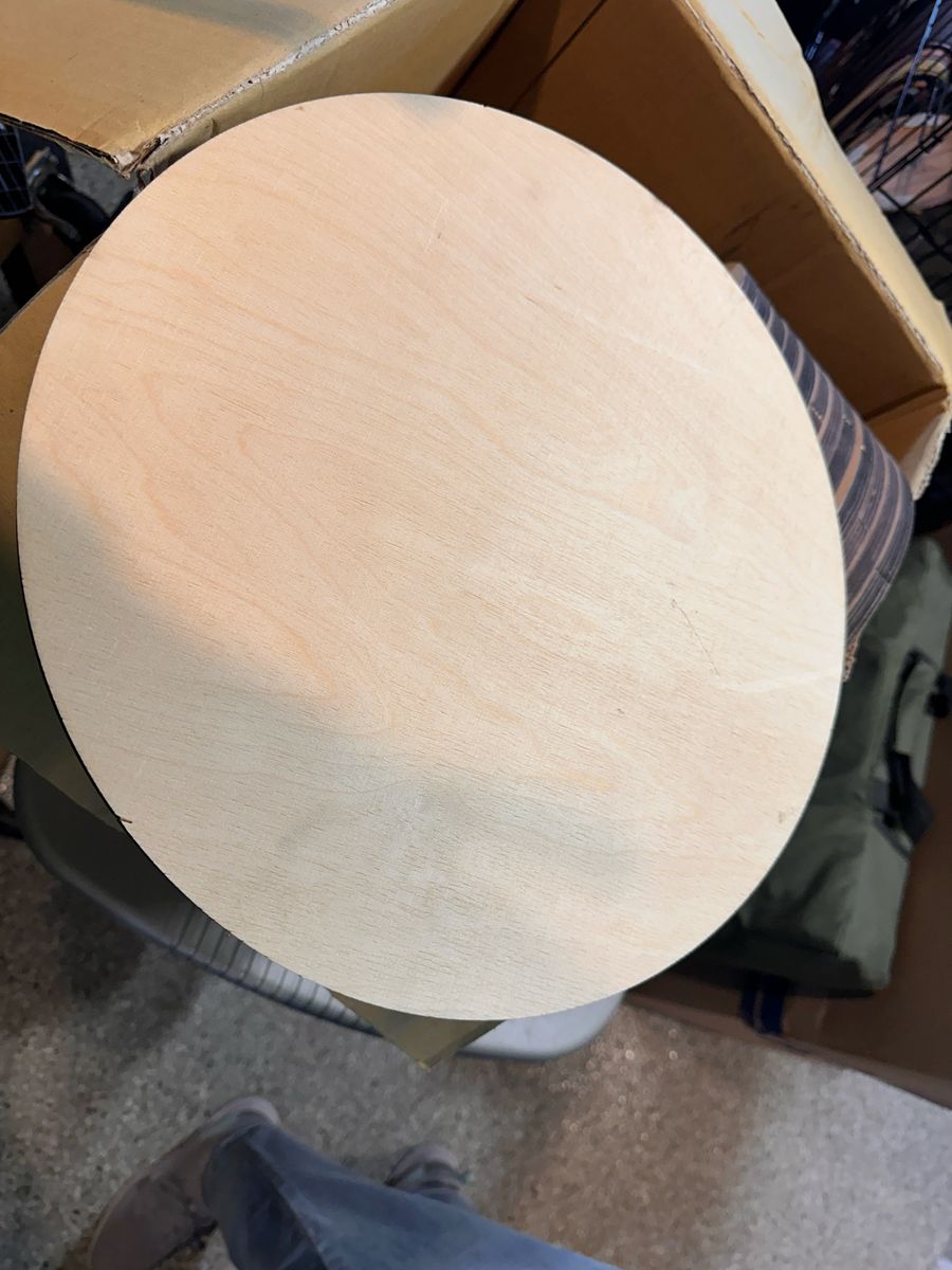 Round Wood Tabletop/Craft Board - Unfinished, 13 rounds