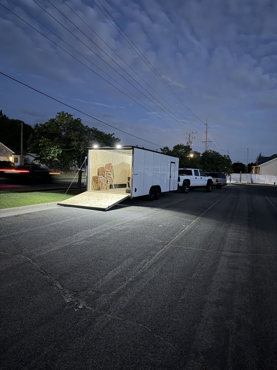 24-foot enclosed trailer