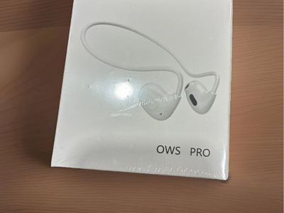 Ows Pro VV4 Open-Ear Wireless Bone Conduction Headphones - New in Box, White